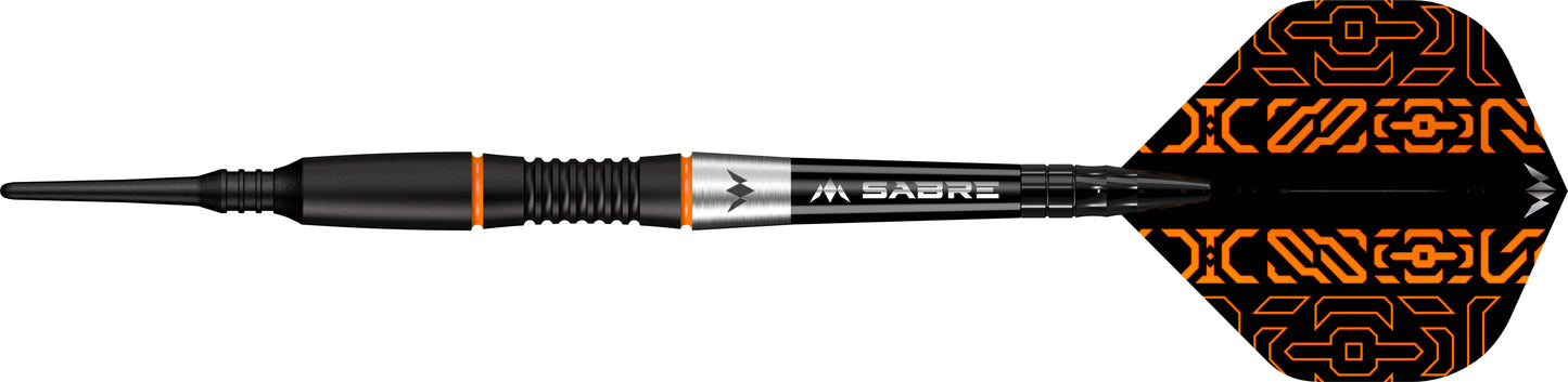 Horizon Darts - Soft Tip - 95% Tungsten - Black PVD & Orange