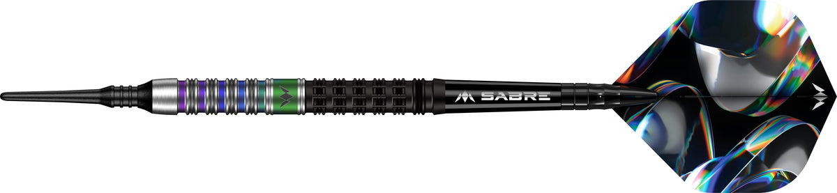 Iridian Darts - Soft Tip - 90% Tungsten - Black & Coral PVD