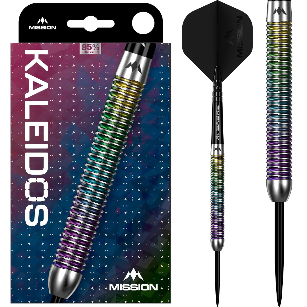 Mission Kaleidos Darts - Steel Tip - 95% Tungsten