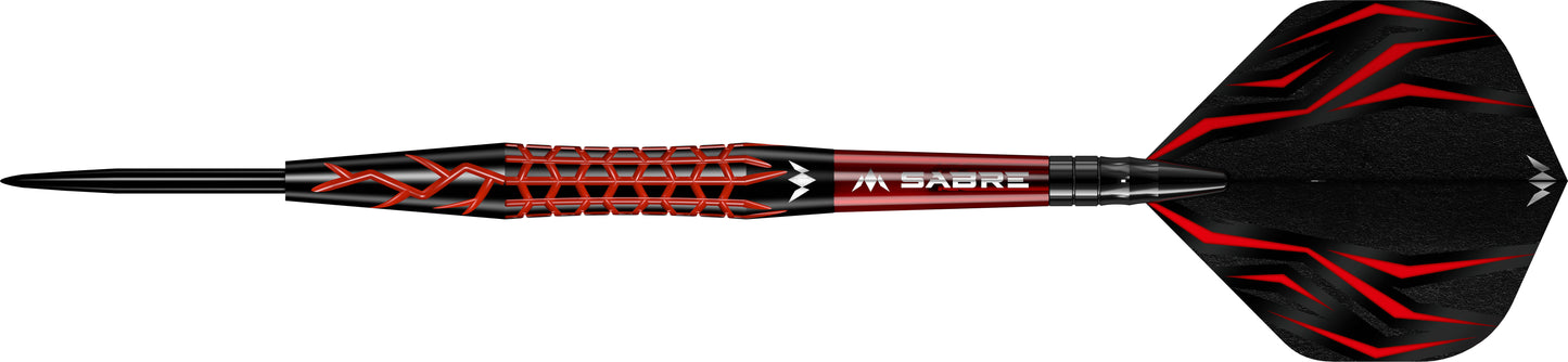 Mission Lava Darts - Steel Tip - 95% Tungsten - Black & Red Electro