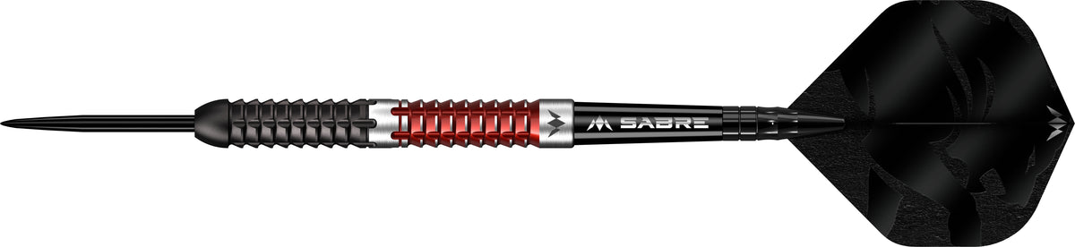Llew Bevan Darts - Steel Tip - 90% Tungsten - Black & Red Electro