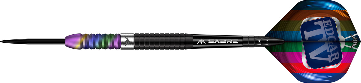 Matthew Edgar Darts - Steel Tip - 90% Tungsten - Black & Coral PVD