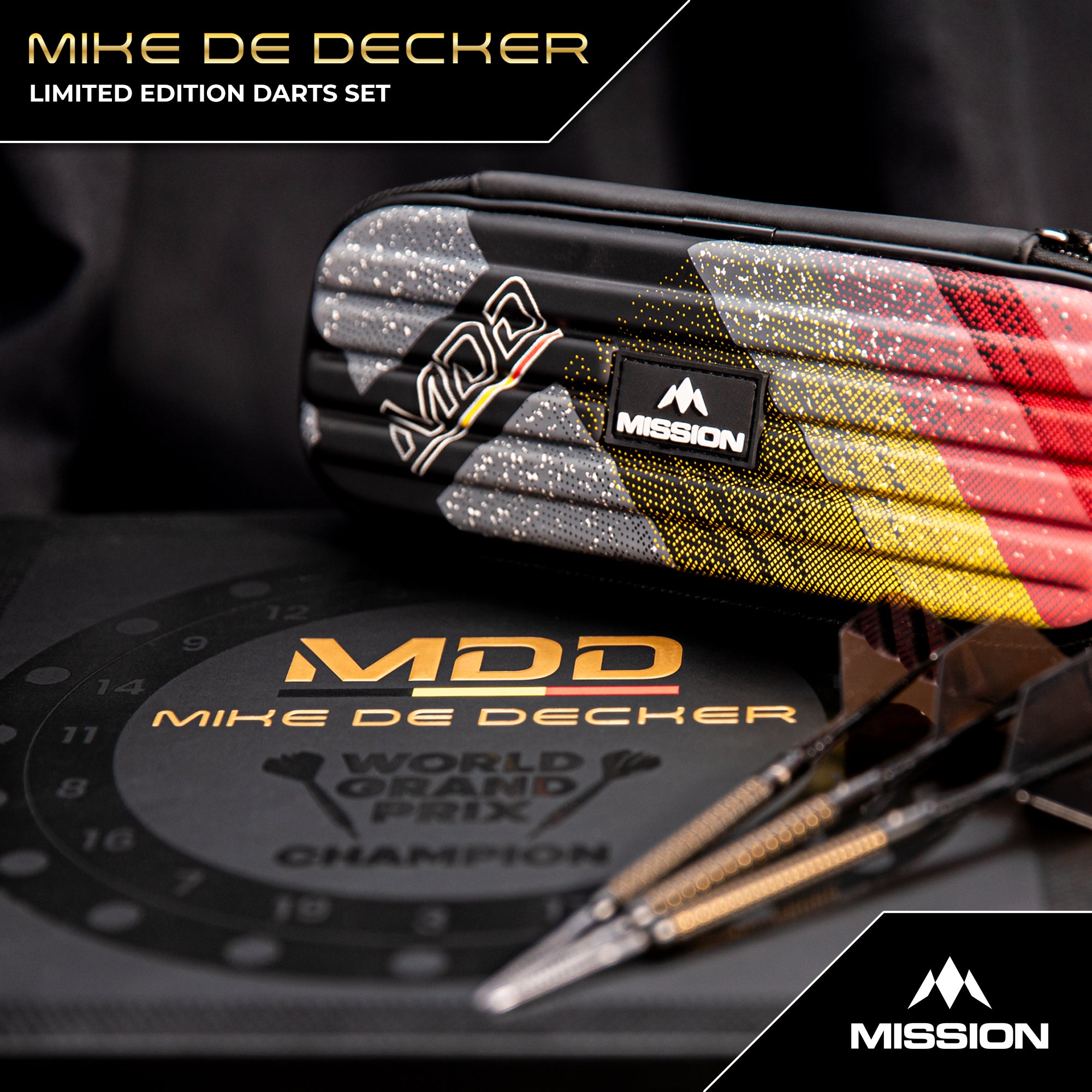 Mike De Decker Darts - Steel Tip - 95% Tungsten - Limited Edition - World Grand Prix