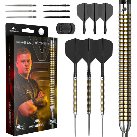 Mike De Decker R2.5 Darts - Steel Tip - 95% Tungsten - V2