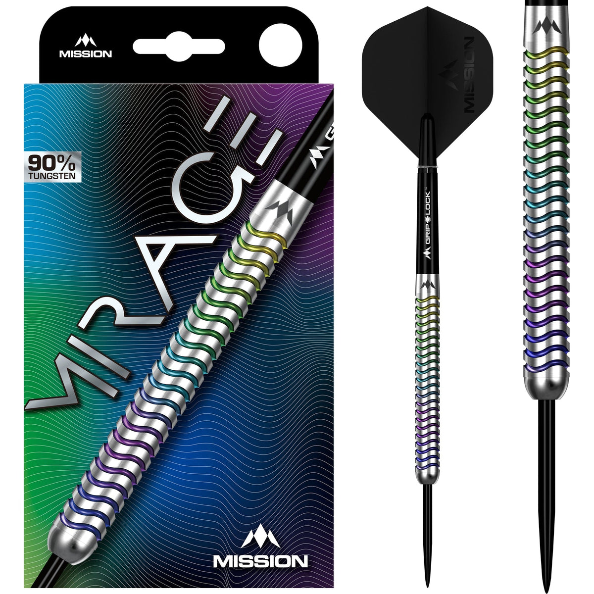 Mission Mirage Darts - Steel Tip - 90% Tungsten