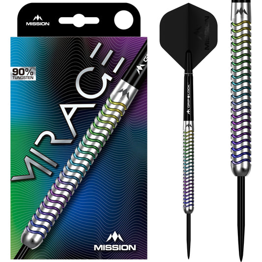 Mission Mirage Darts - Steel Tip - 90% Tungsten