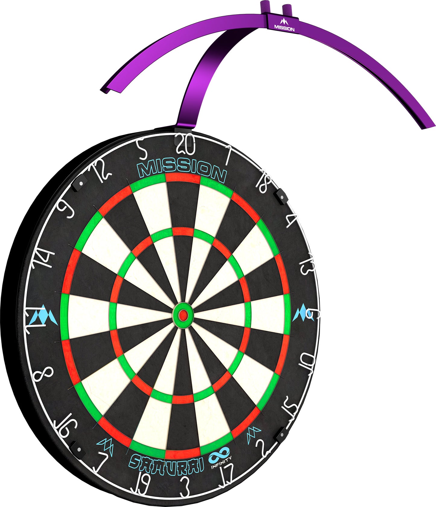 Mission Torus 100 - Folding Portable Travel Light - Dartboard Lighting - Purple