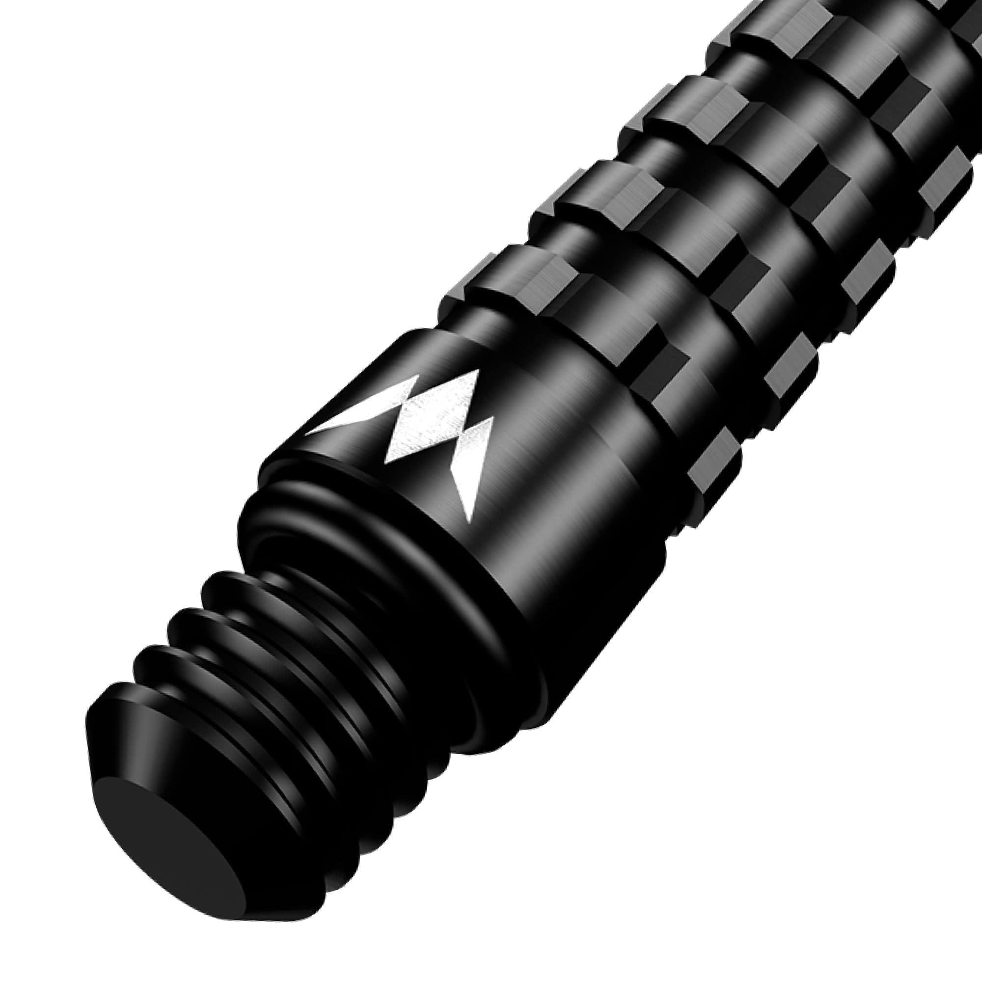 Mission Atom13 Aluminium Shafts - Anodised Metal Stems - Black