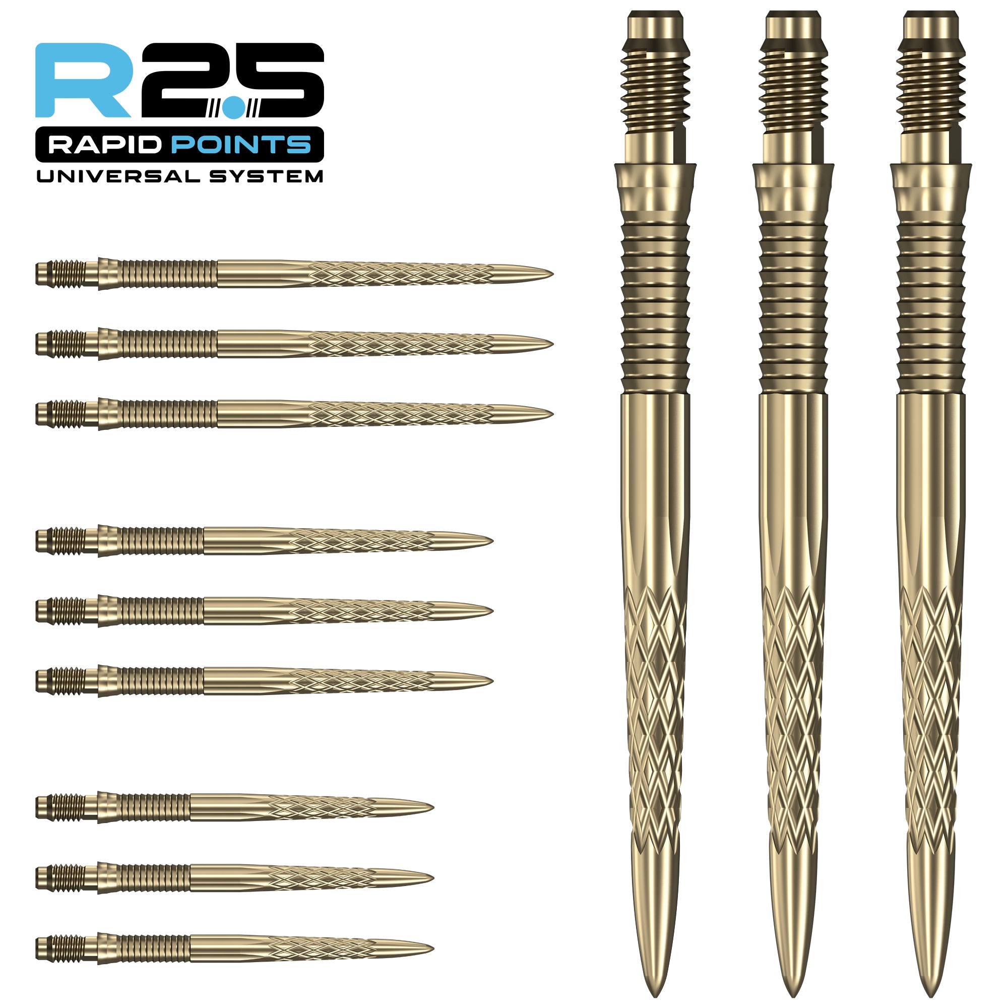 R2.5 Rapid Dart Points - Steel Tip - DSX