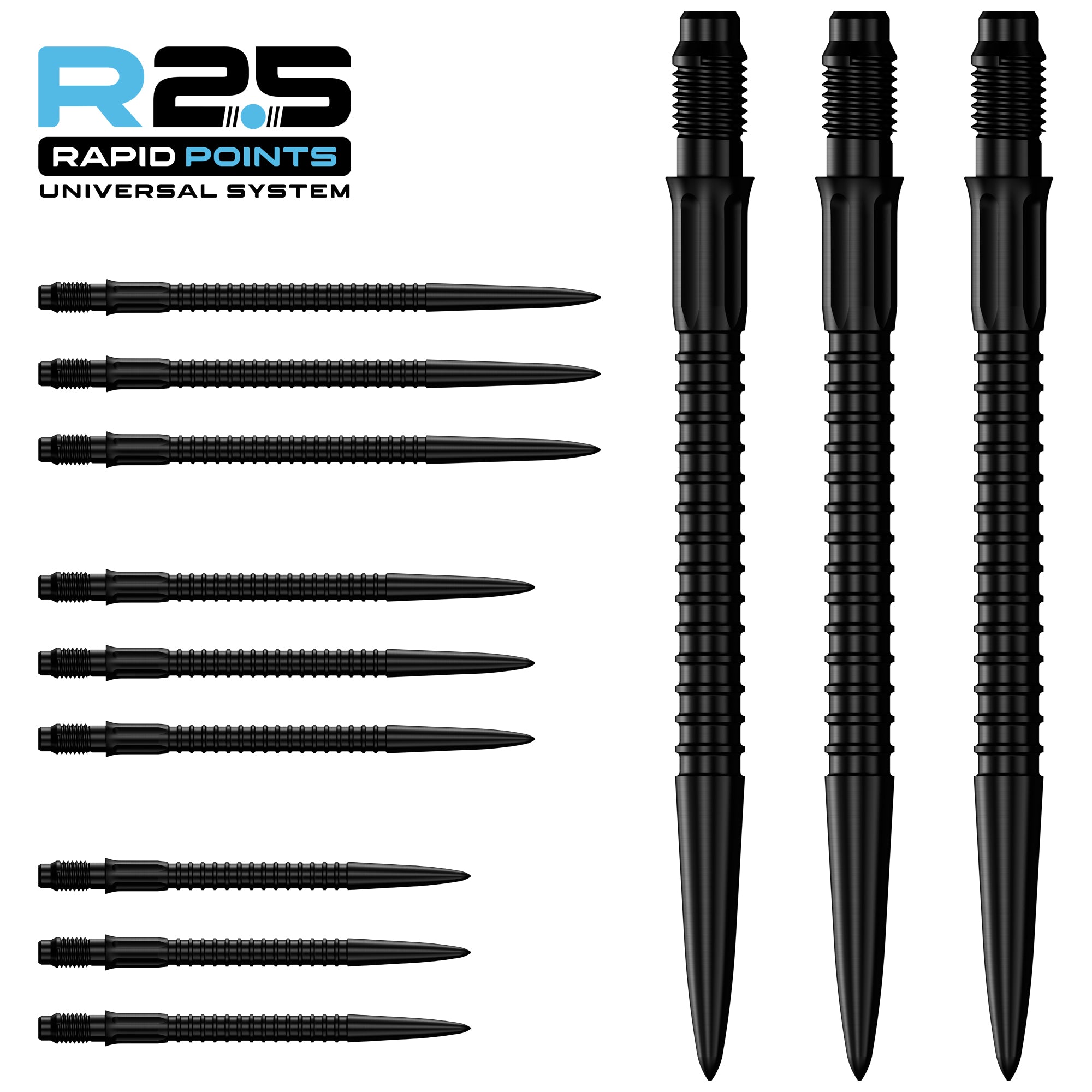 R2.5 Rapid Dart Points - Steel Tip - GV1