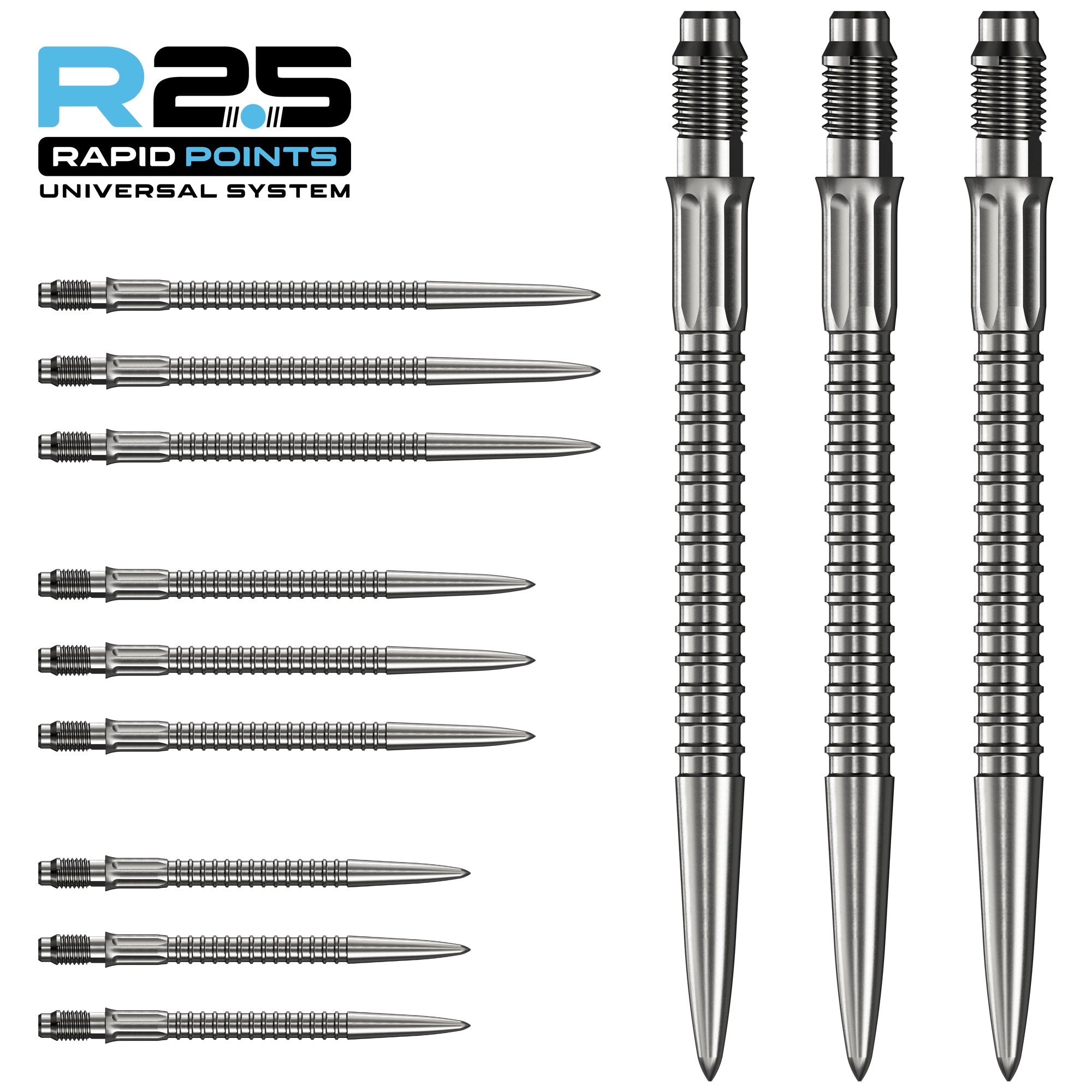 R2.5 Rapid Dart Points - Steel Tip - GV1
