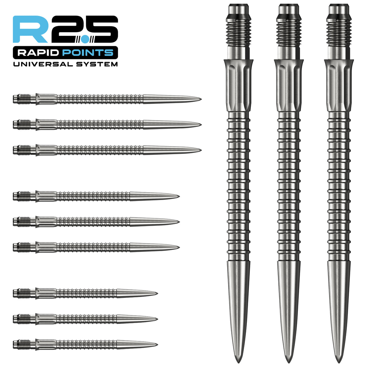 R2.5 Rapid Dart Points - Steel Tip - GV1