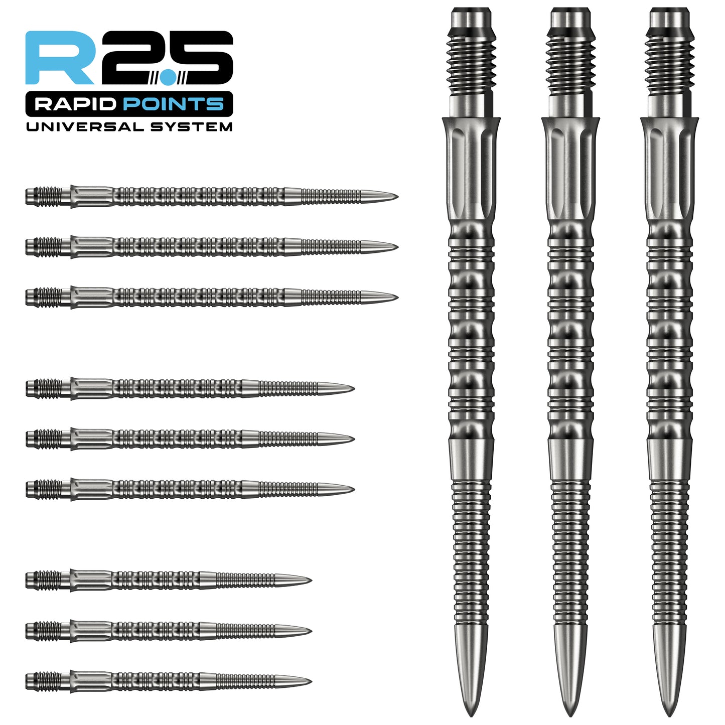 R2.5 Rapid Dart Points - Steel Tip - GV2