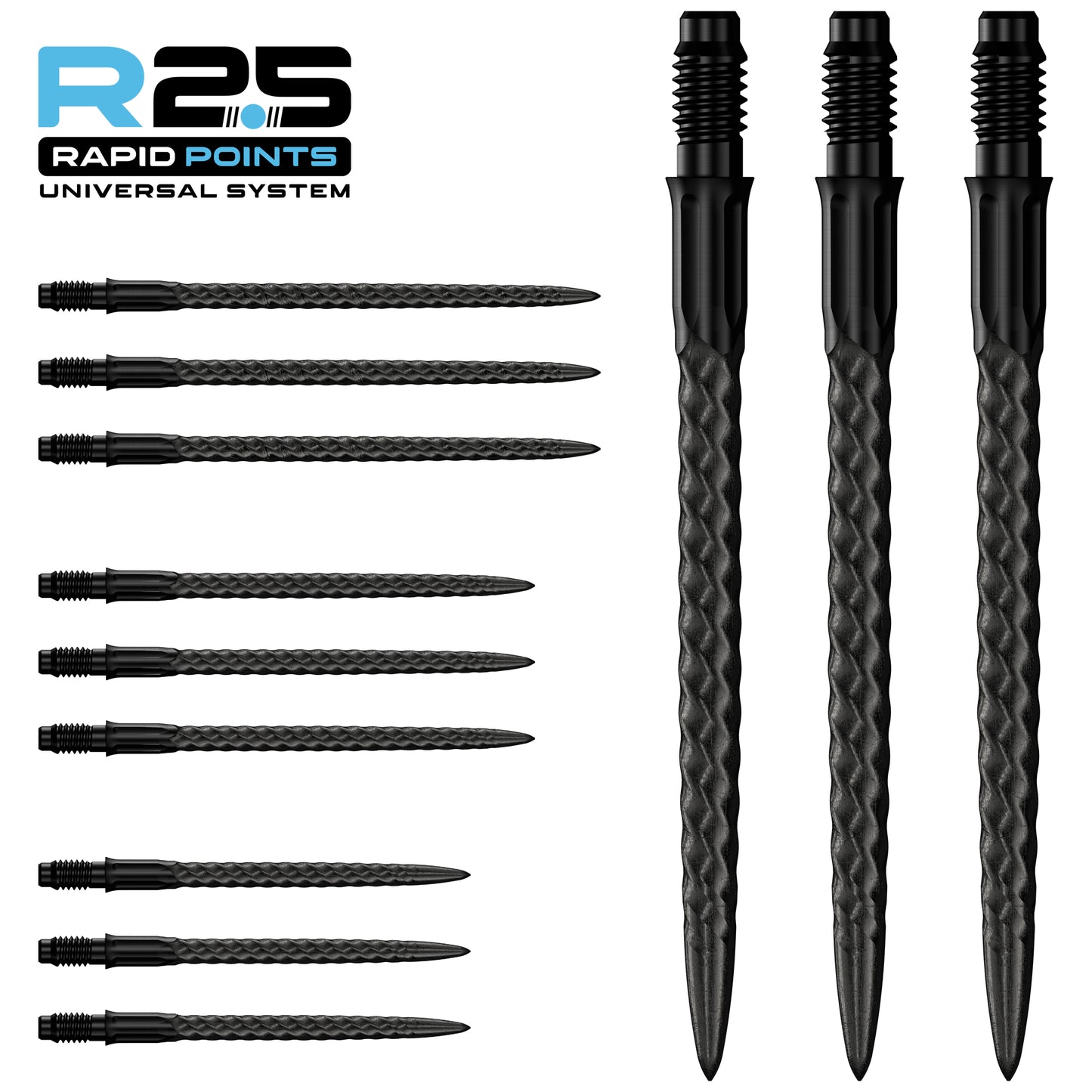 R2.5 Rapid Dart Points - Steel Tip - RVX
