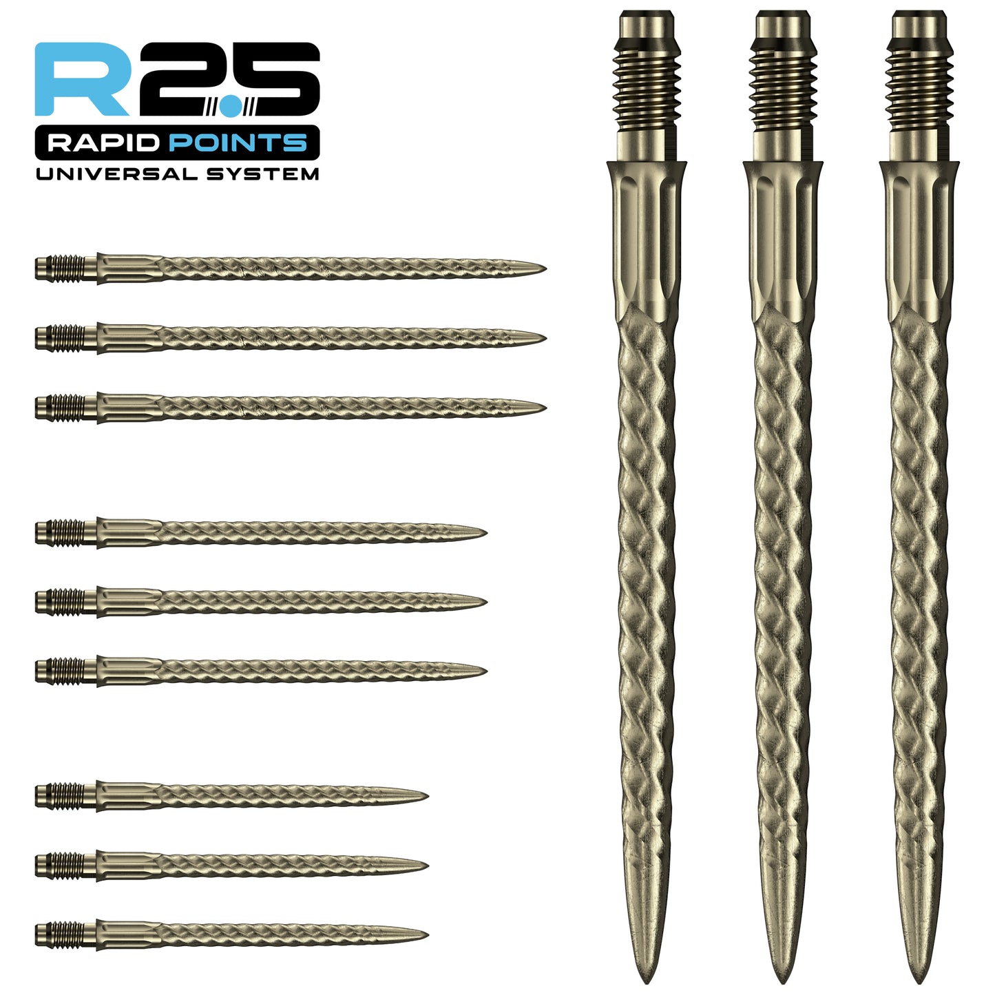 R2.5 Rapid Dart Points - Steel Tip - RVX