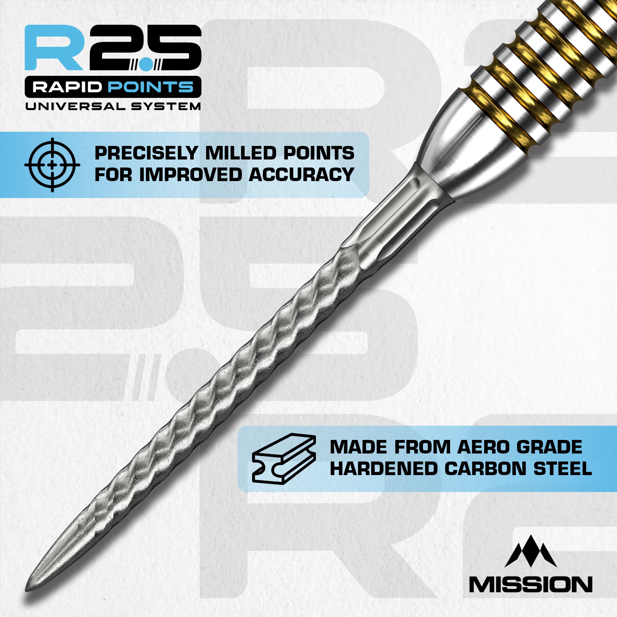 R2.5 Rapid Dart Points - Steel Tip - RVX
