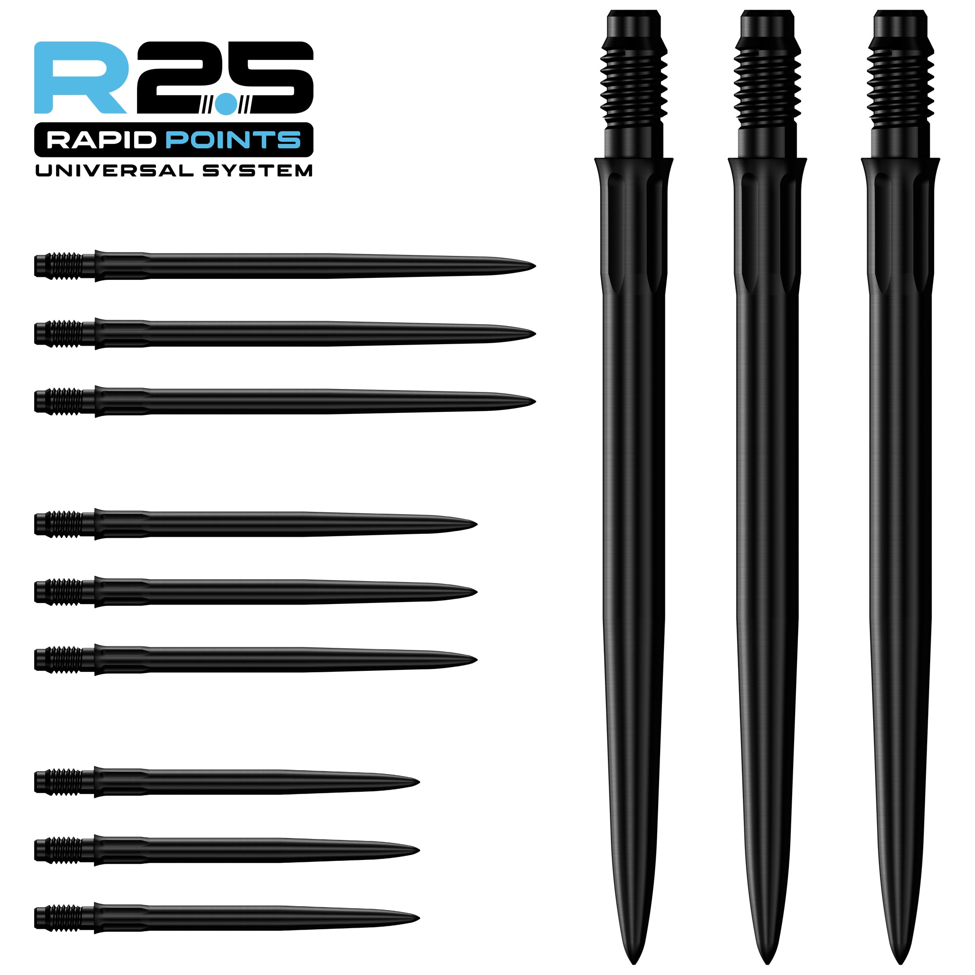 R2.5 Rapid Dart Points - Steel Tip - SM1