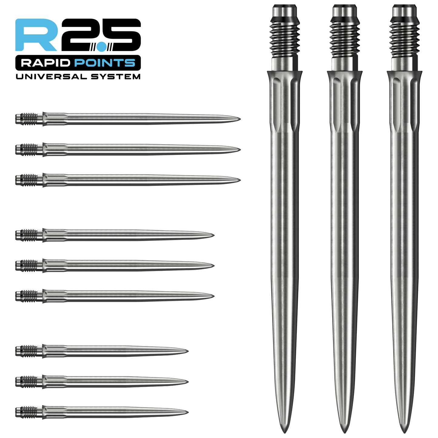 R2.5 Rapid Dart Points - Steel Tip - SM1
