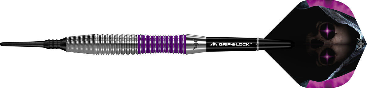 Phantom Darts - Soft Tip - Brass - Silver & Purple Coated