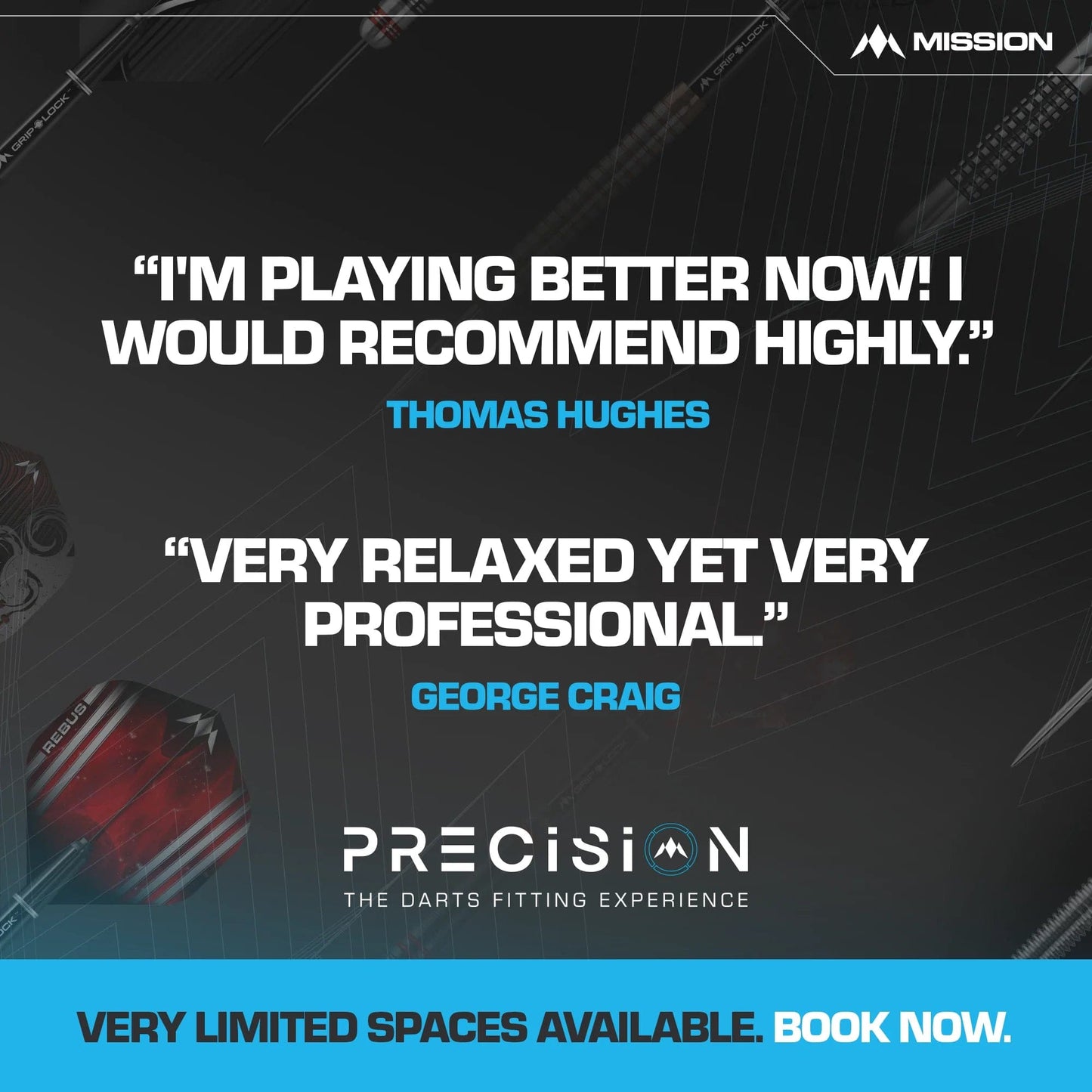 Discover the best dart for you at mission precision