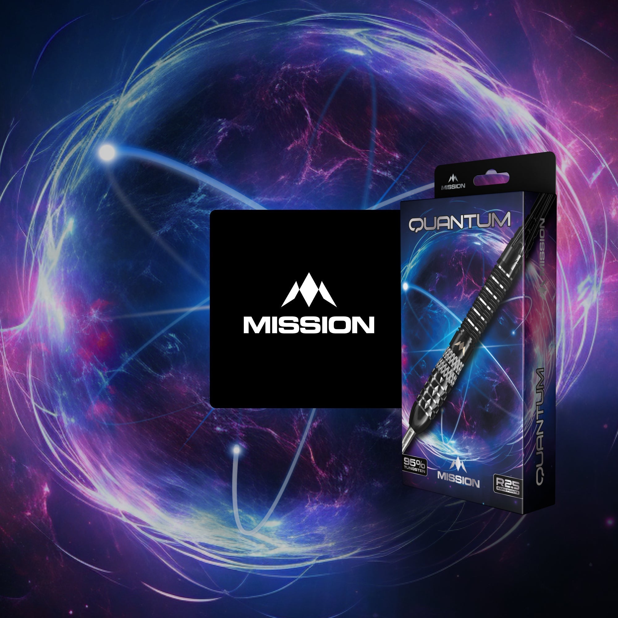 Quantum R2.5 Darts - Steel Tip - 95% Tungsten