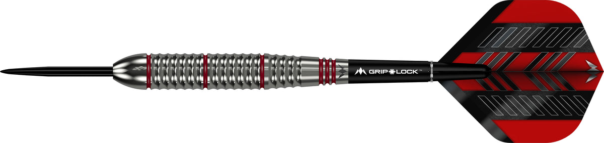 Rogue Darts - Steel Tip - Brass - Silver & Red Coated