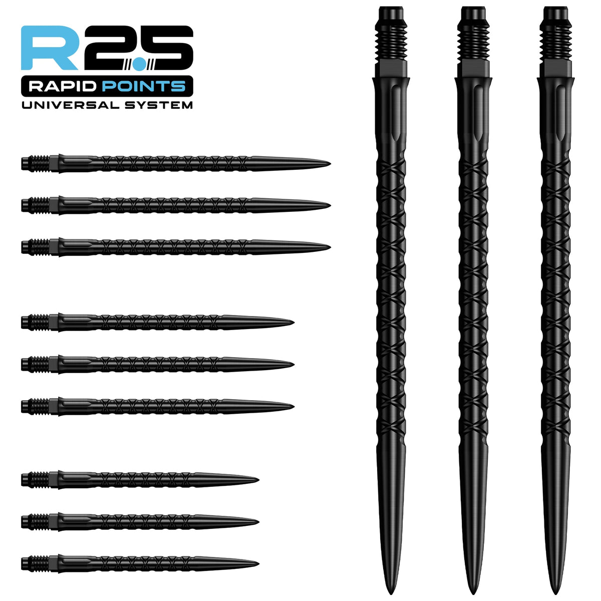 R2.5 Rapid Dart Points - Steel Tip - SC1
