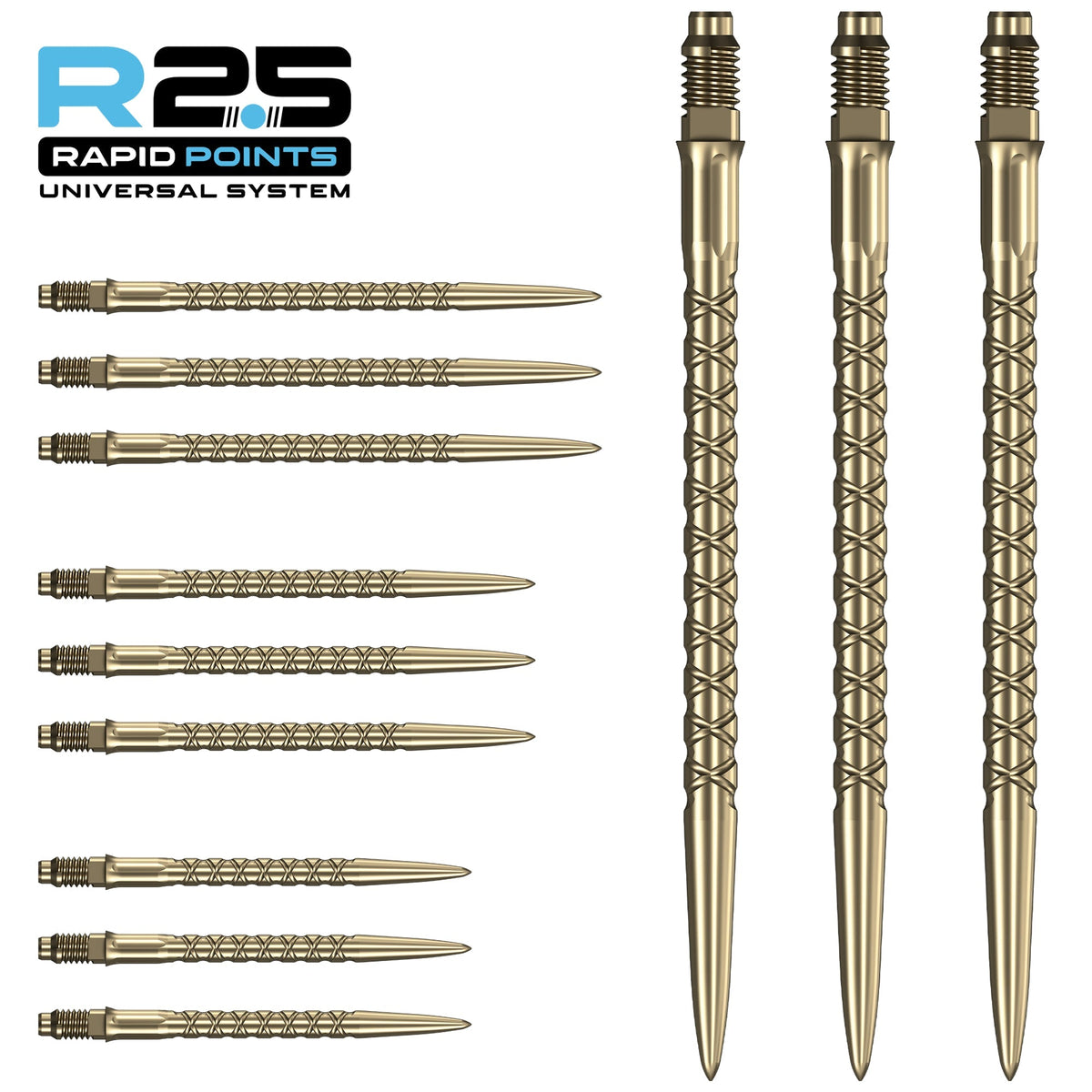 R2.5 Rapid Dart Points - Steel Tip - SC1