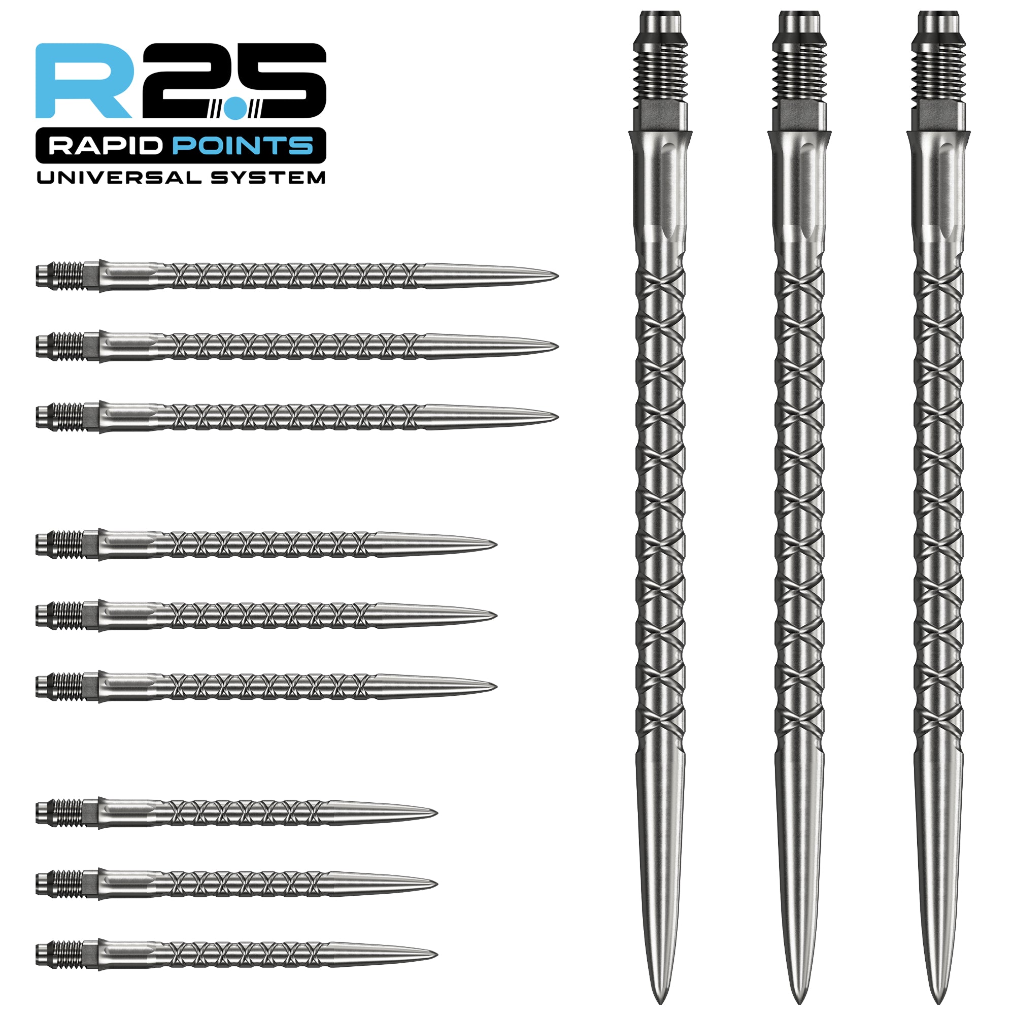 R2.5 Rapid Dart Points - Steel Tip - SC1