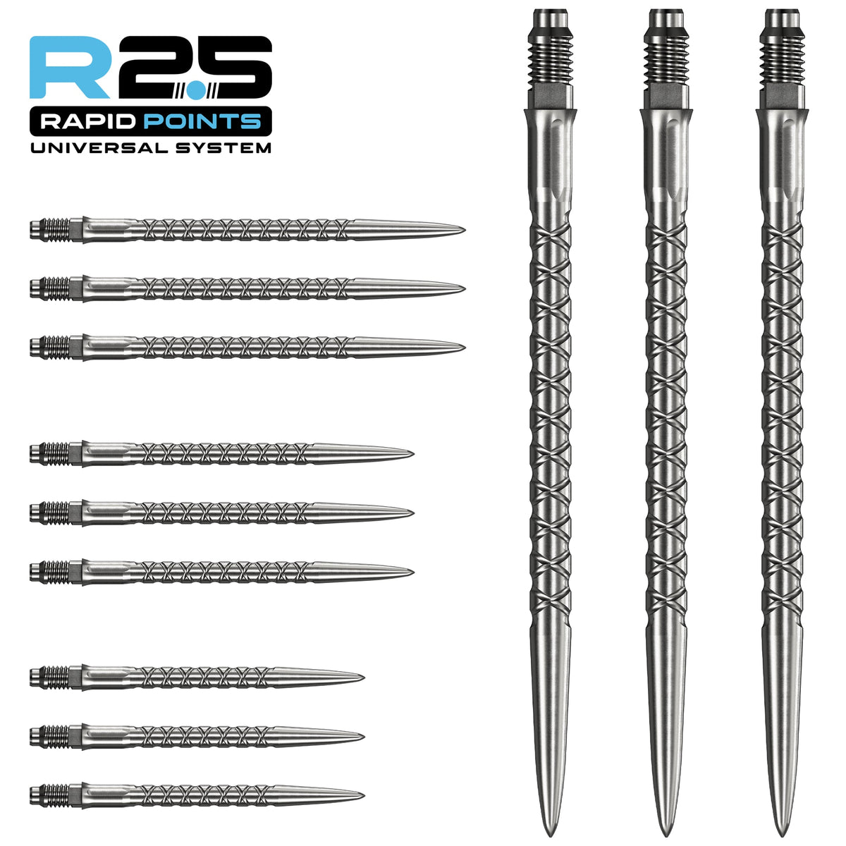 R2.5 Rapid Dart Points - Steel Tip - SC1