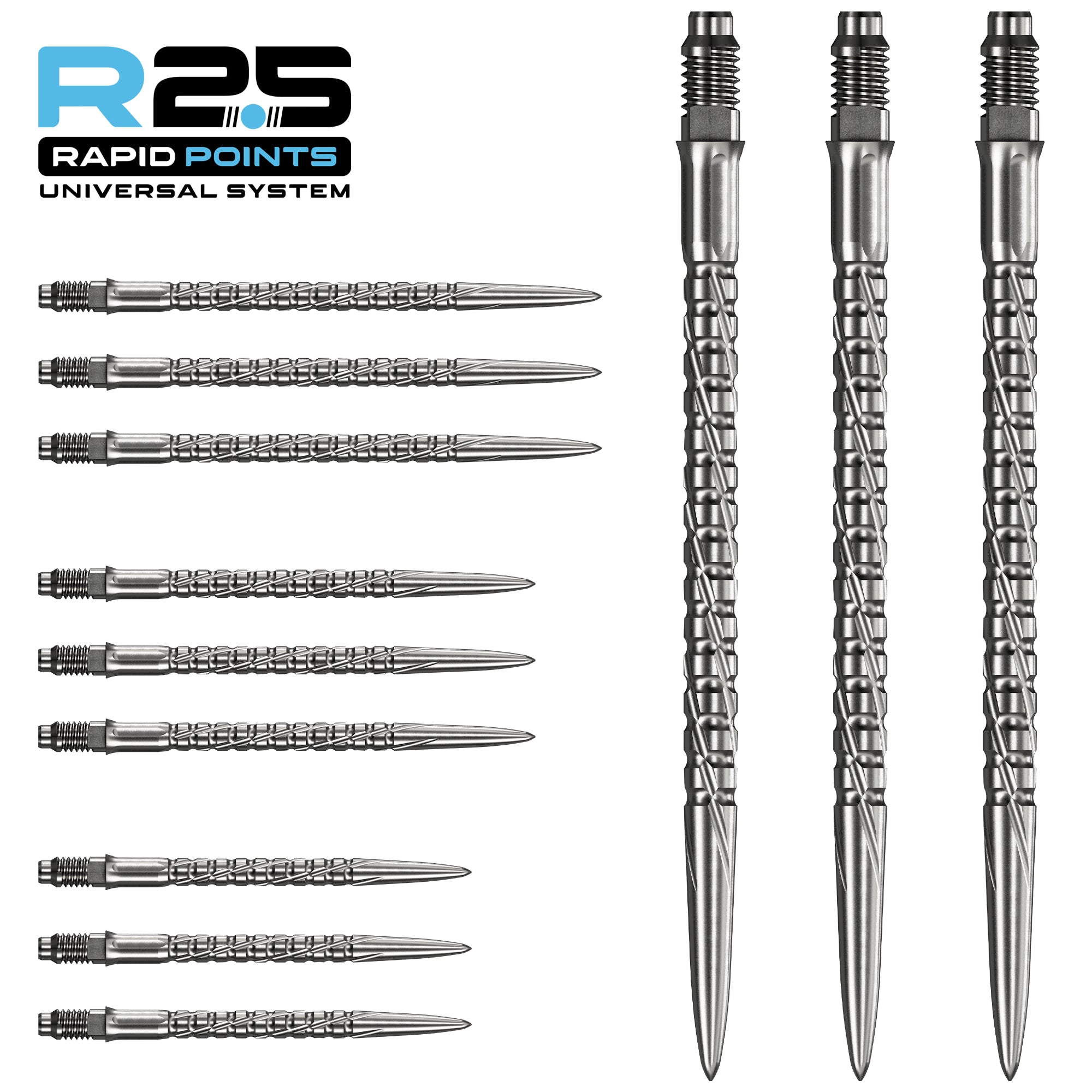 R2.5 Rapid Dart Points - Steel Tip - SG2