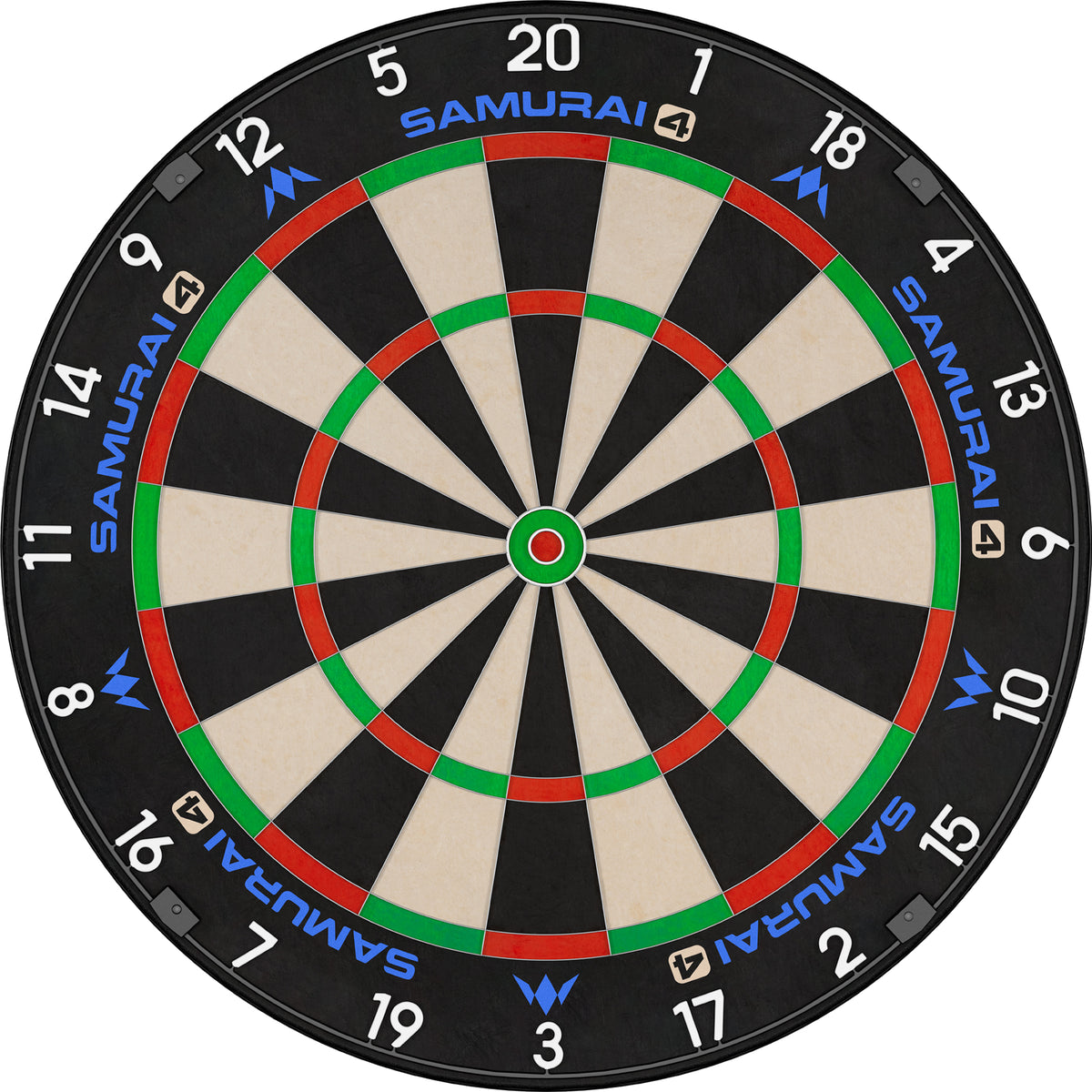 Samurai 4 Dartboard - Professional - Knife Wire - White Spider