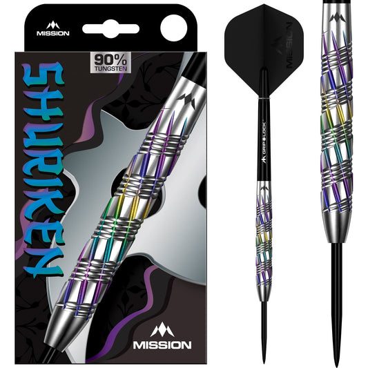 Mission Shuriken Darts - Steel Tip - 90% Tungsten