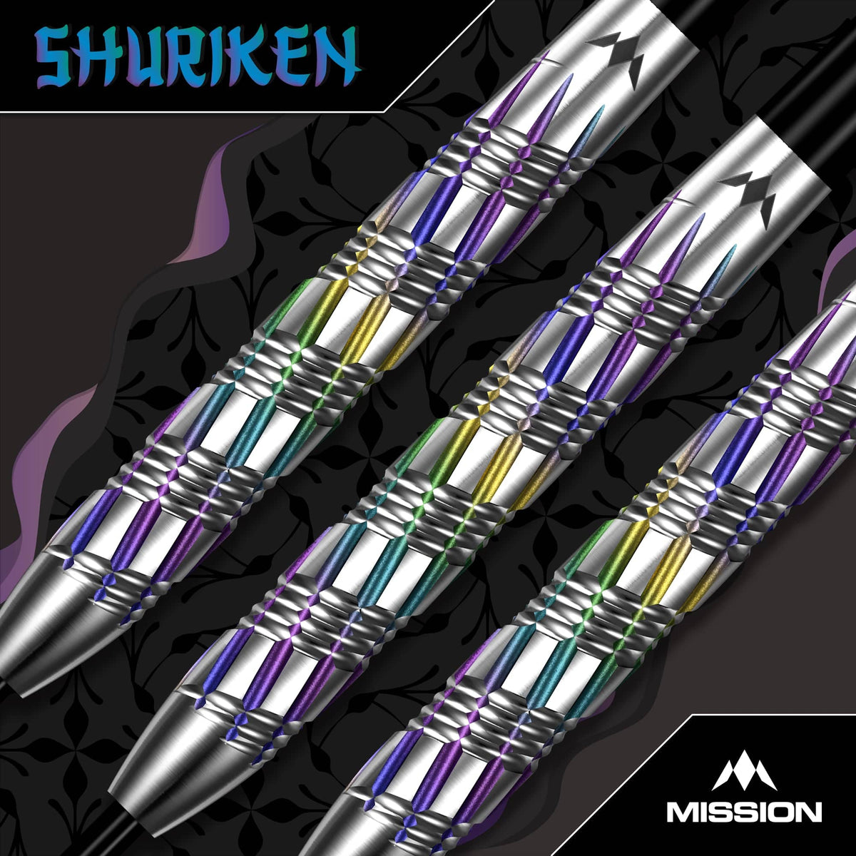 Mission Shuriken Darts - Steel Tip - 90% Tungsten