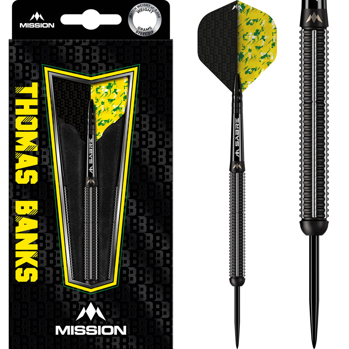 Thomas Banks Darts - Steel Tip - 95% Tungsten - Black PVD