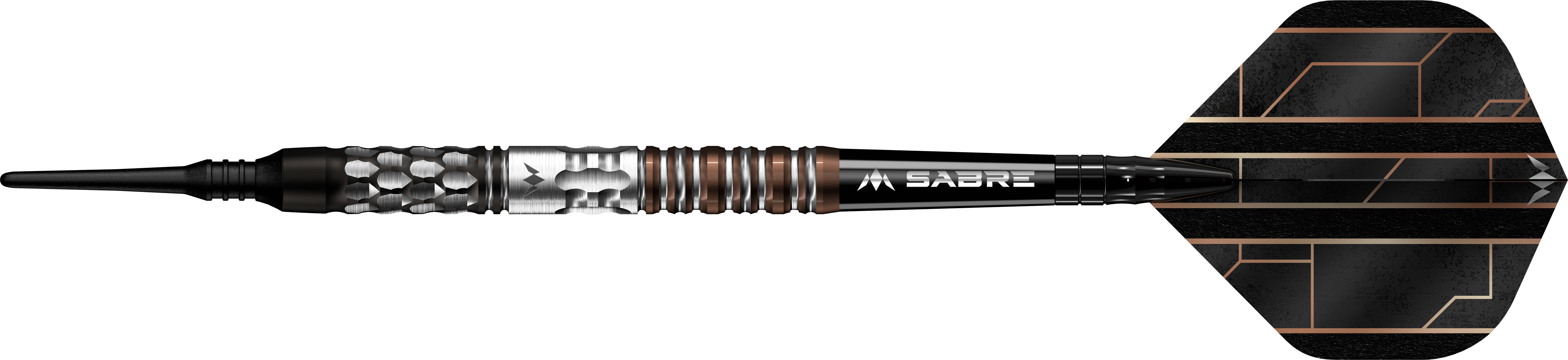 Tycho Darts - Soft Tip - 95% Tungsten - Black & Bronze PVD - 20g
