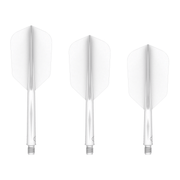 Mission Force 90 - New Moulded Flight & Shaft System - White - Slim
