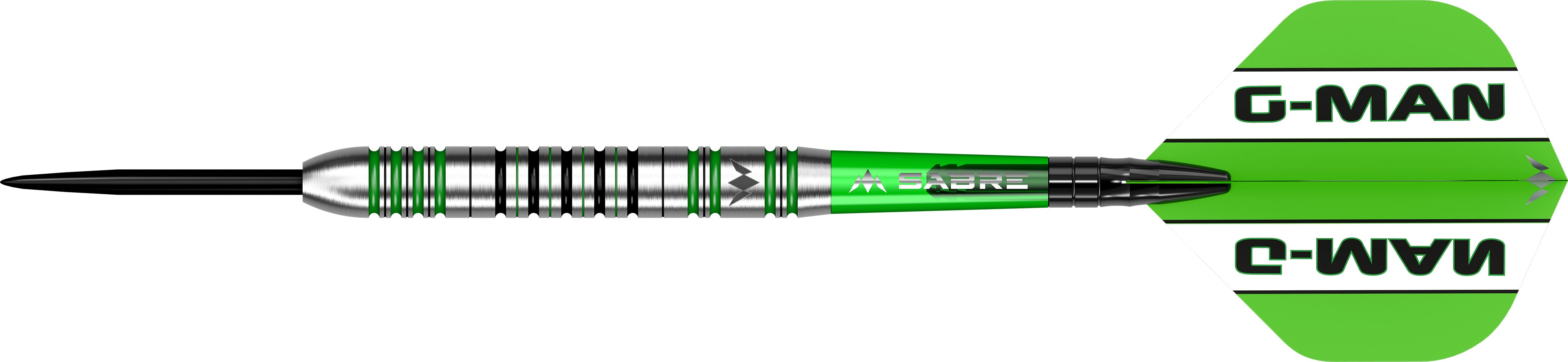 Mission Graham Hall Darts - Steel Tip - 90% - Black & Green