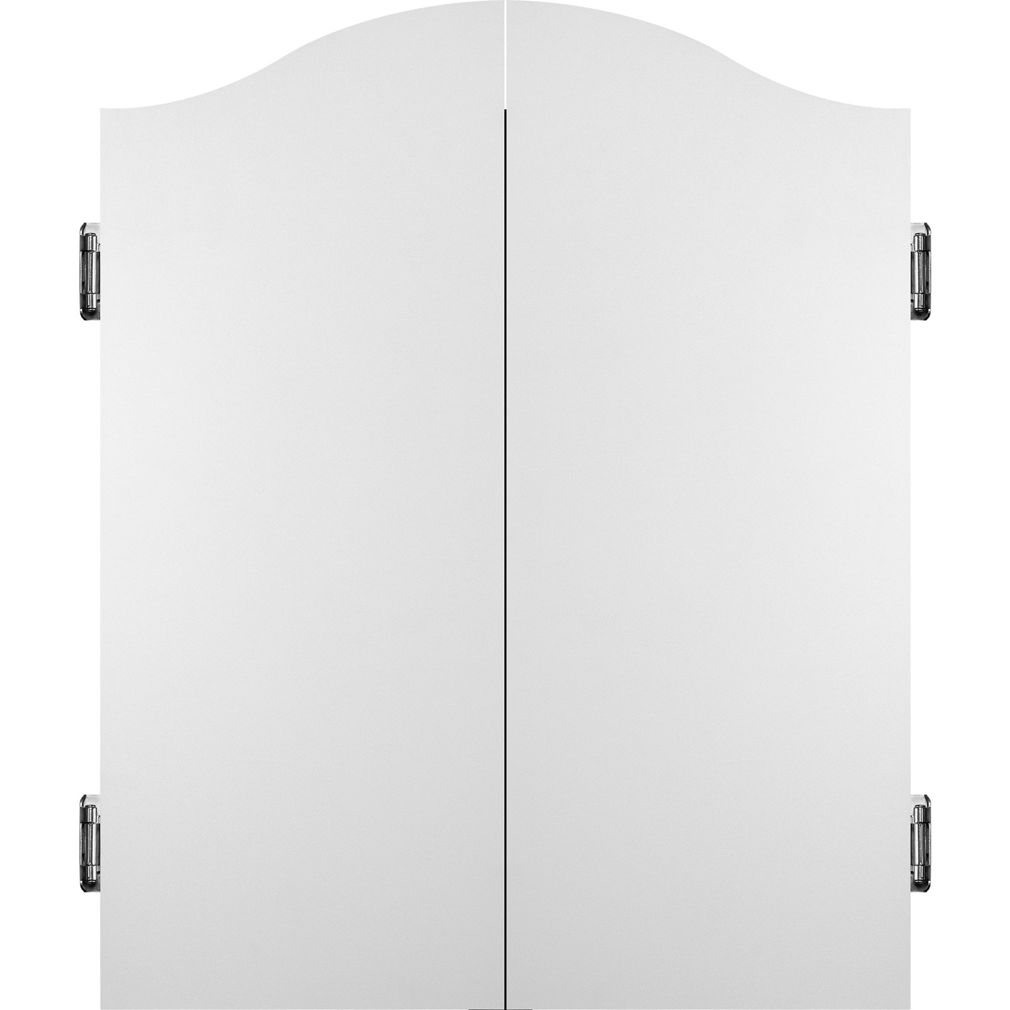 Mission Dartboard Cabinet - Deluxe Quality - Plain White