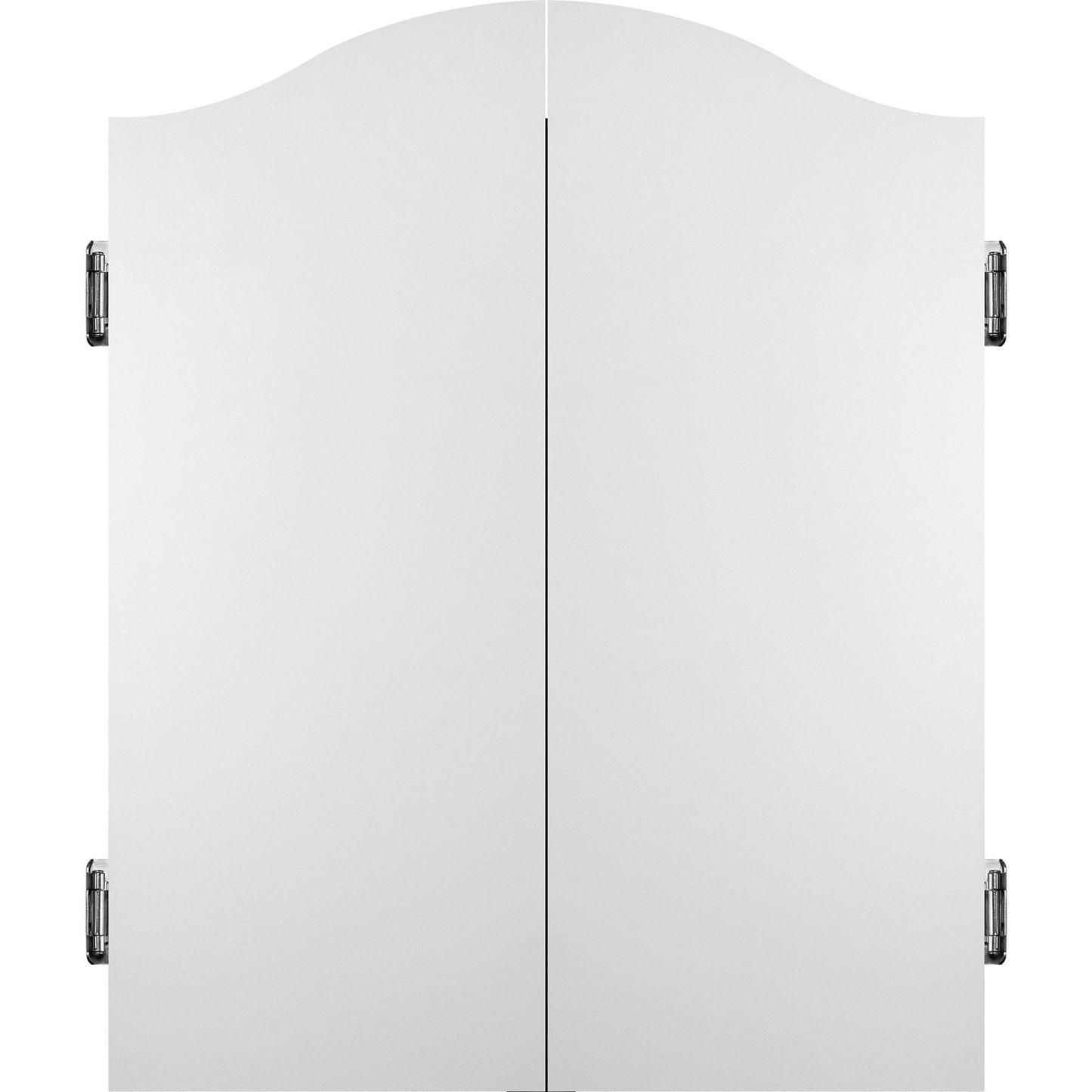 Mission Dartboard Cabinet - Deluxe Quality - Plain White