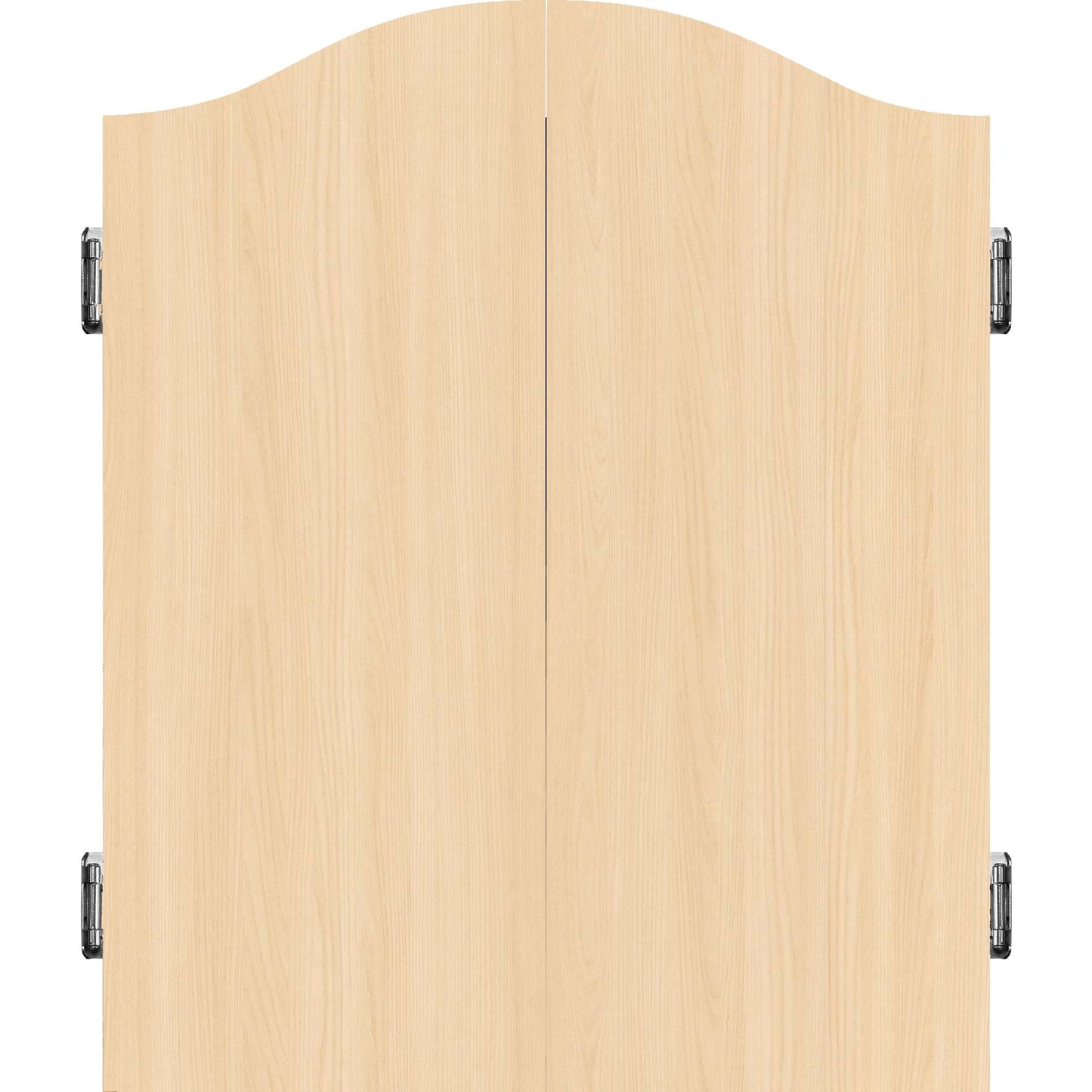 Mission Dartboard Cabinet - Deluxe Quality - Plain Light Oak