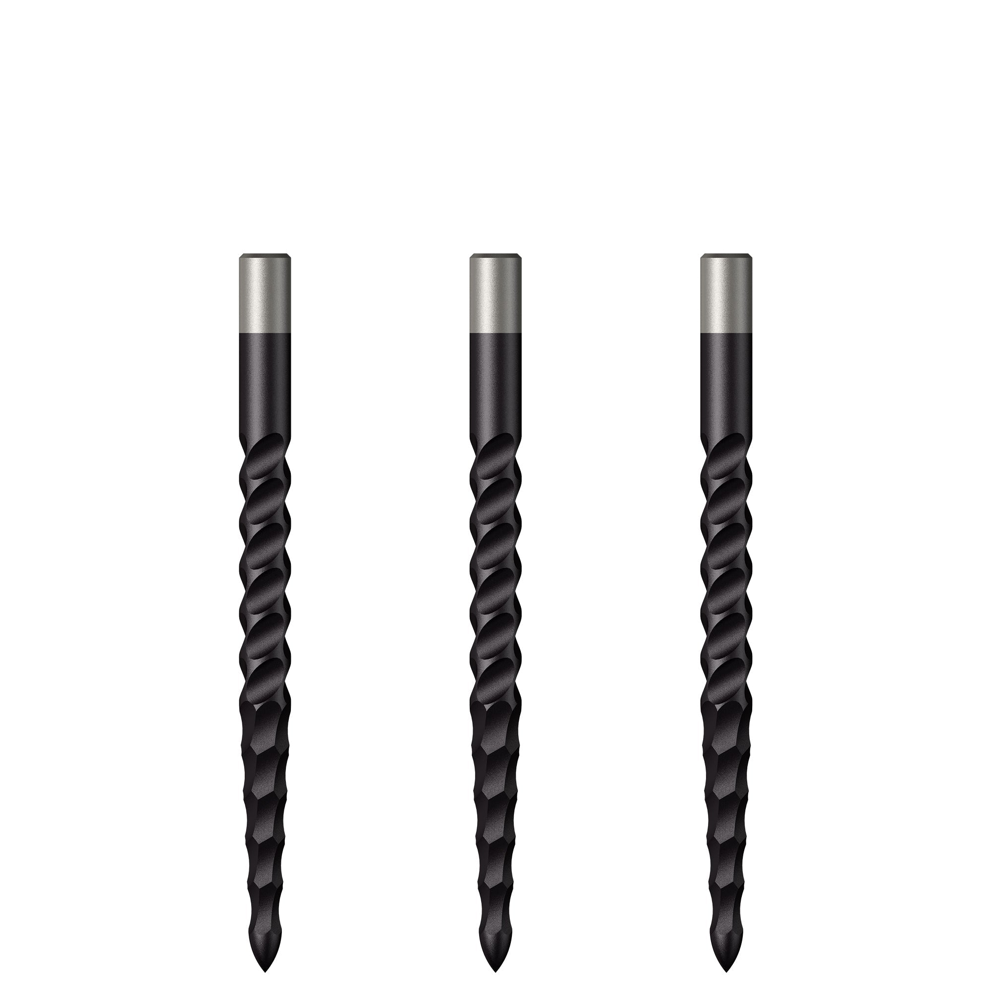 Mission Lunar CS Dart Points - Spare Points - Rough Cut - Black