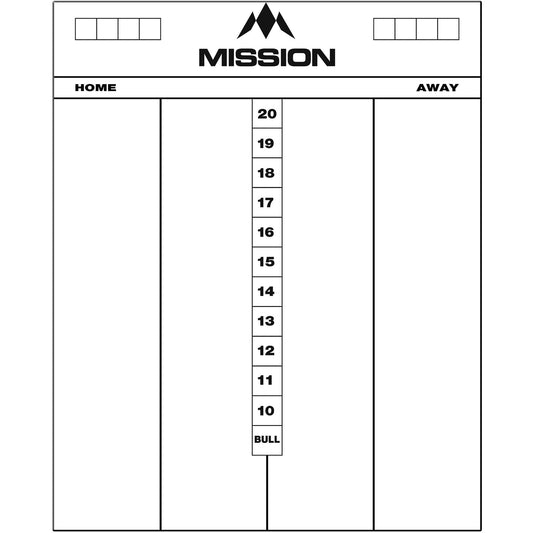 Mission Marker Boards - Drywipe Scoreboard - Whiteboard - Cricket