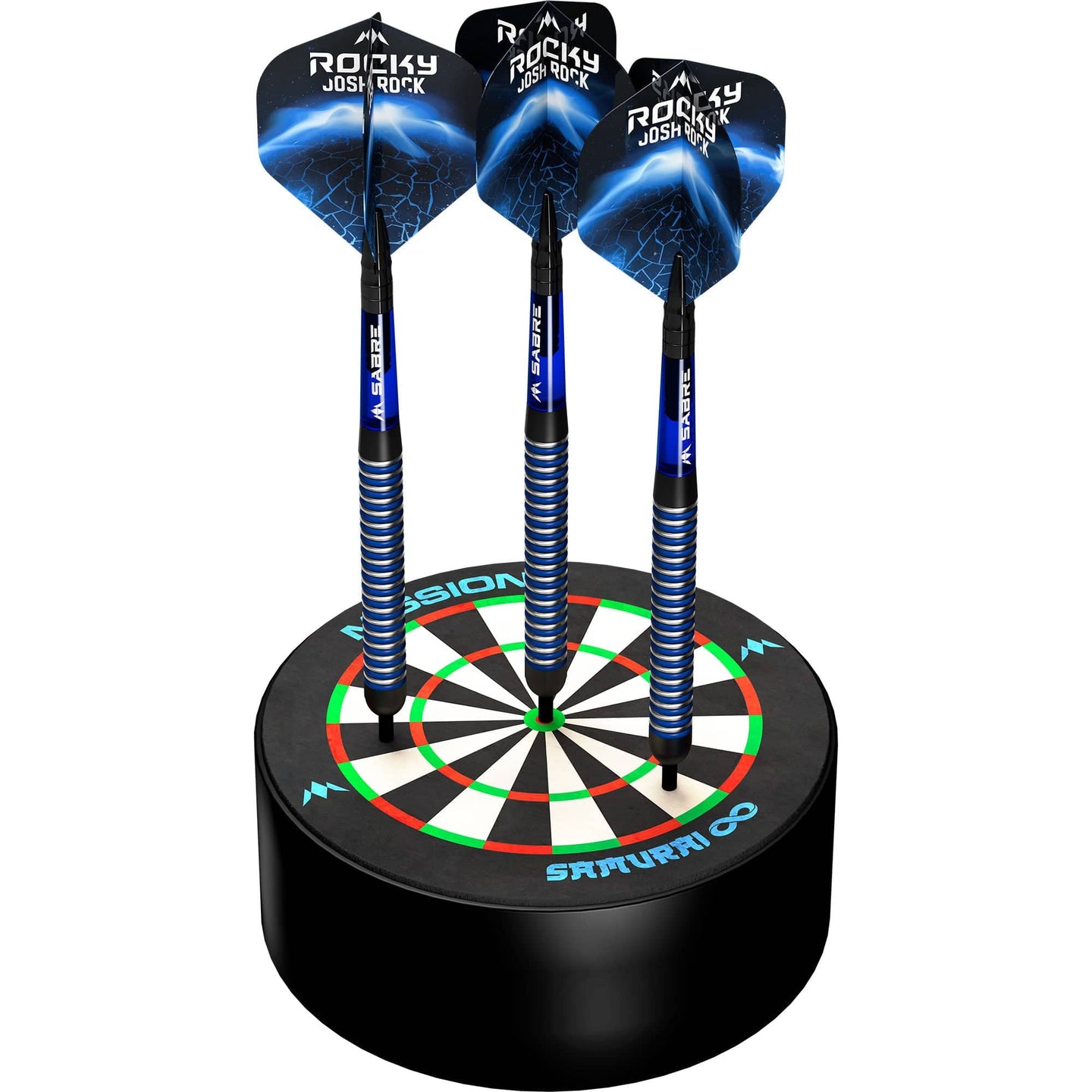 Mission Samurai Infinity Dart Base Station Mini Sisal Dartboard Dart