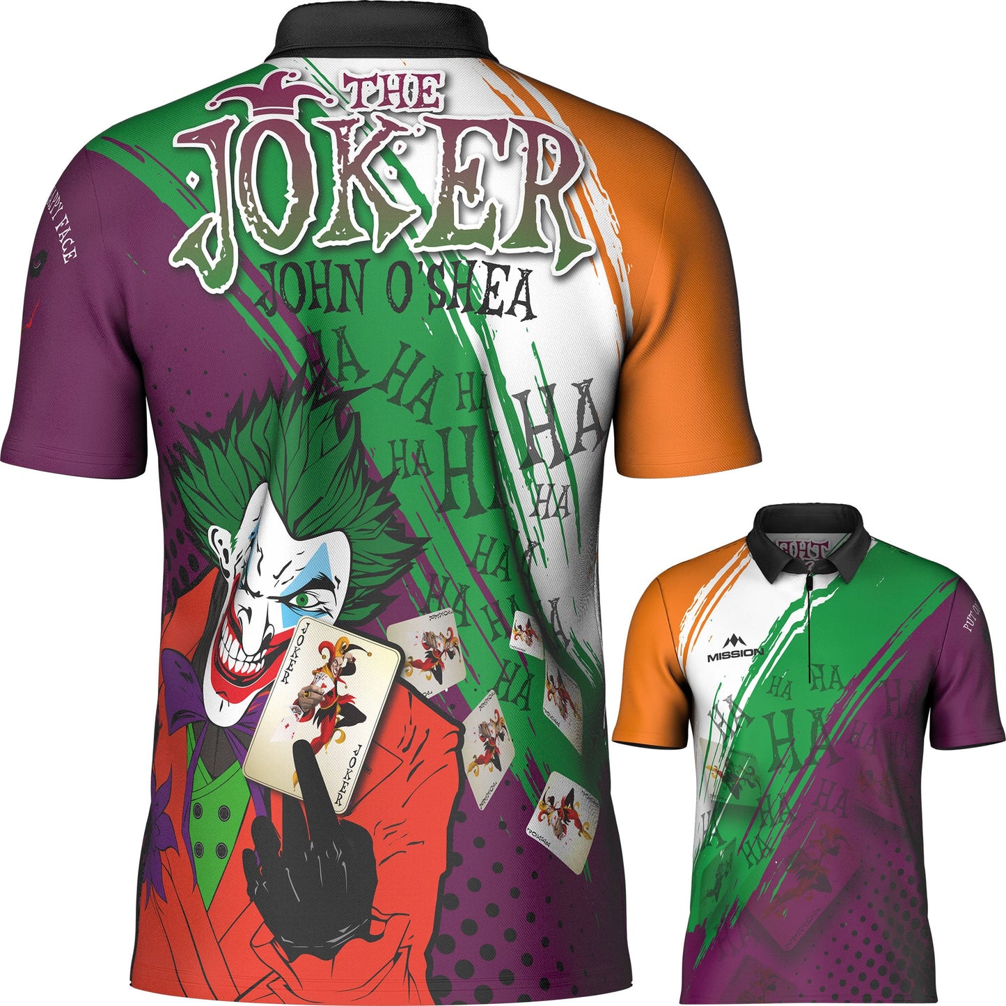 Mission Player Dart Shirt - John O'Shea - The Joker