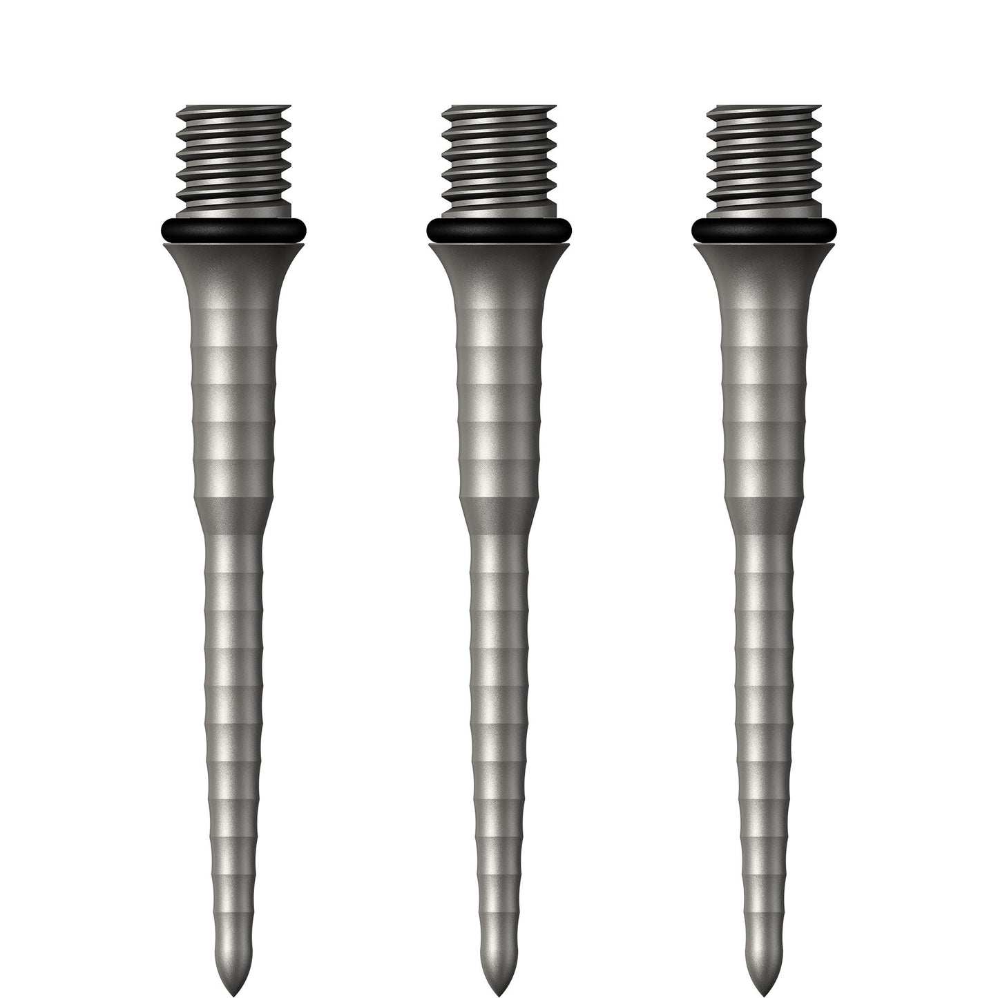 Mission Titan Ripple - Titanium Conversion Points - Silver – Mission Darts