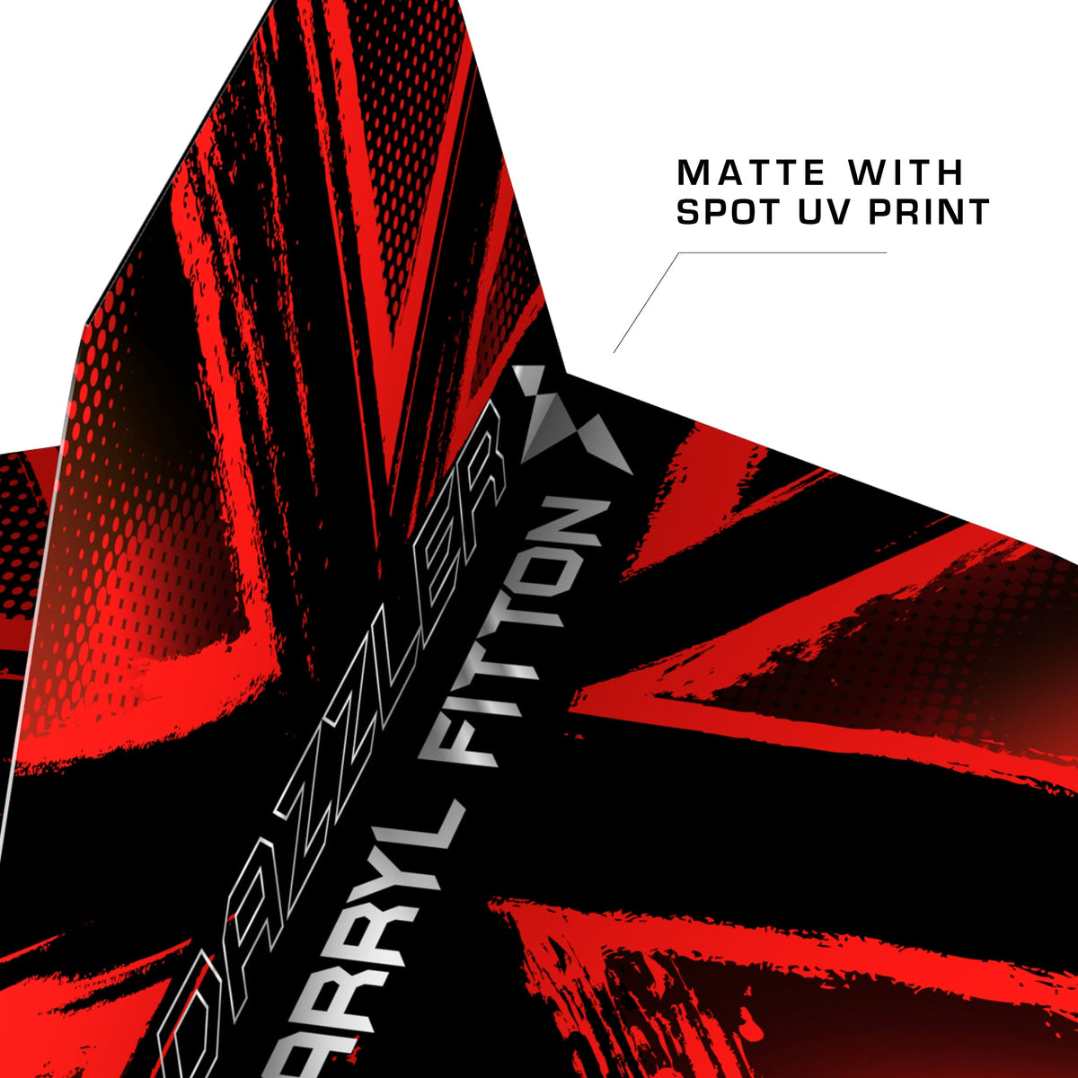 Solo Dart Flights - 100 Micron - No6 - Shape - Darryl Fitton - The Dazzler