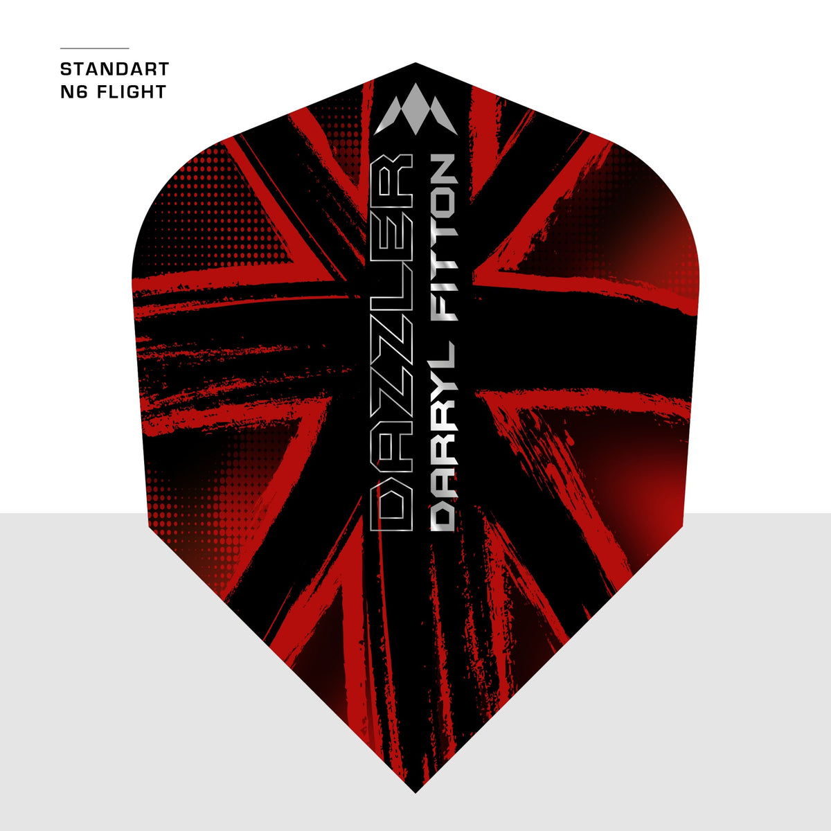 Solo Dart Flights - 100 Micron - No6 - Shape - Darryl Fitton - The Dazzler