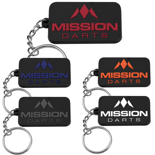 Mission Logo Keyring - Soft PVC Feel