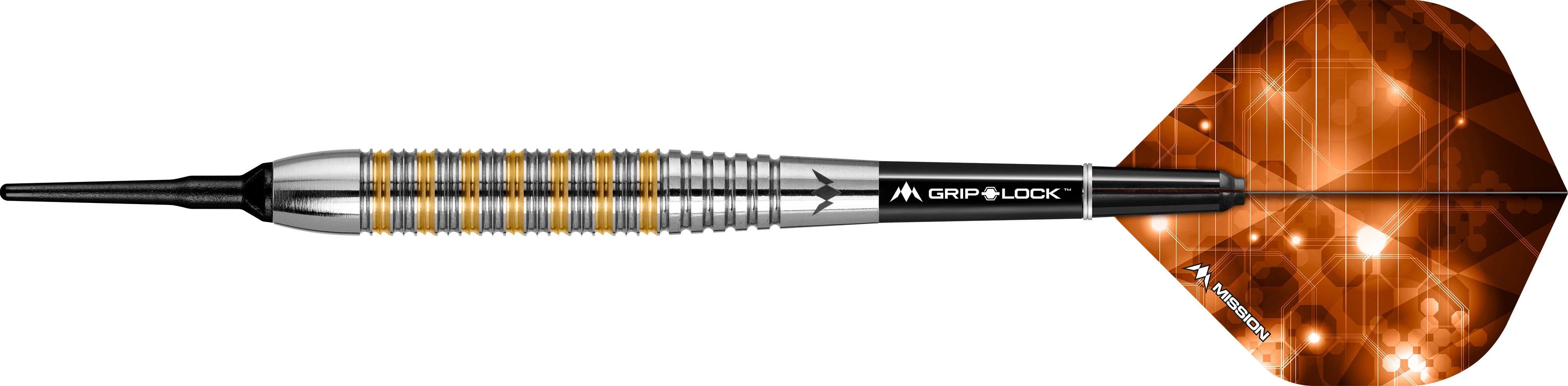 Mission Ardent Darts - Soft Tip Brass - M2 - Front Ring Grip